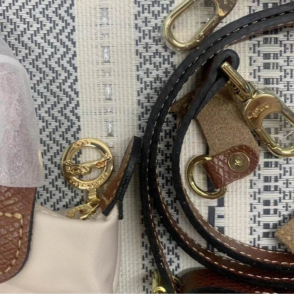 Longchamp Cream Mini Crossbody Bag